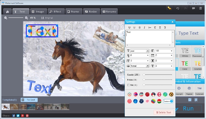 Umark 6 1 – watermarking for digital photos frame software