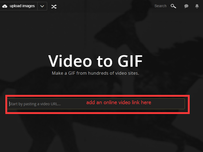 GIF Maker, Create GIF from  video Online