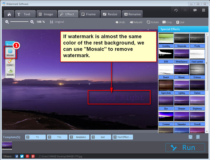 how to remove vuescan watermark